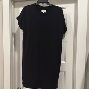 Lou & Grey Black Dolman Sleeve Mini Dress